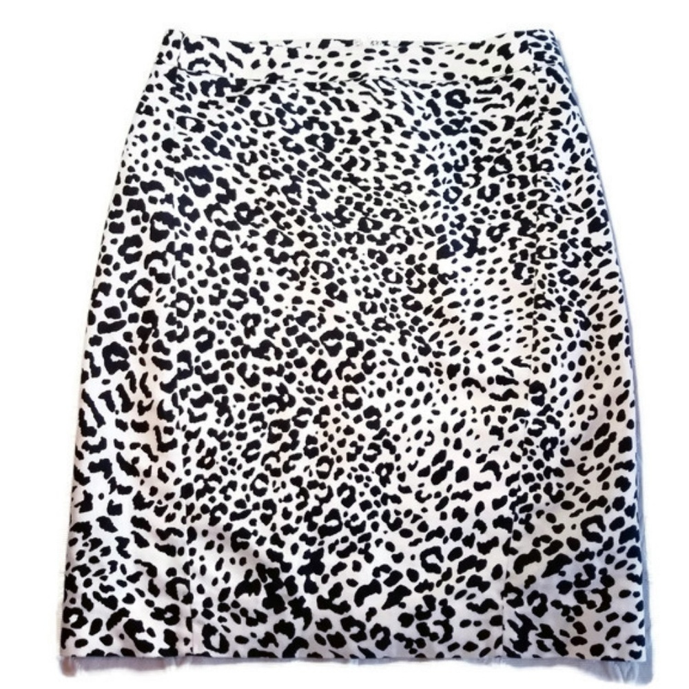 Ann Taylor LOFT leapord print skirt Sz 10